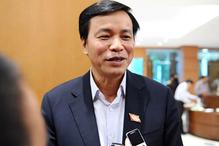 Ông Nguyễn Hạnh Phúc, Tổng thư ký QH khoá XIII, Chủ nhiệm Văn phòng Quốc hội đã tái đắc cử Tổng thư ký QH khoá XIV.